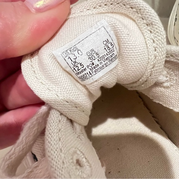 Vans Big Kids Unisex White Olive Lace Up Sneakers Size 13 - Picture 9 of 10